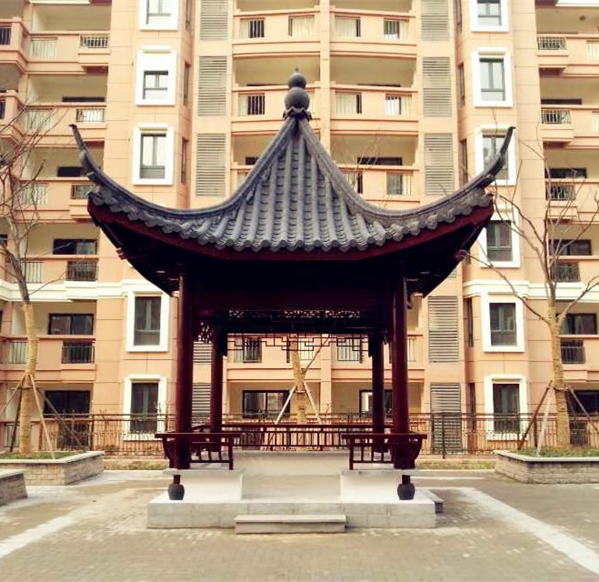防腐木凉亭